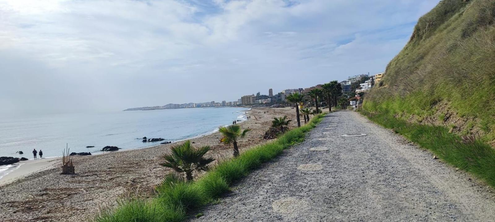 Primera Linea De Playa Benalmadena La Perla Playa Paraiso Экстерьер фото